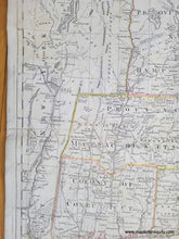 Load image into Gallery viewer, close of of Western Massachusetts, Vermont, New York, Connecticut from Genuine-Antique-Map-Bowles-New-Pocket-Map-of-the-Most-Inhabited-Part-of-New-England-1776-Bowles-Maps-Of-Antiquity