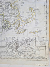Load image into Gallery viewer, close up of Cape Cod, Southern Massachusetts, and Boston Inset from Genuine-Antique-Map-Bowles-New-Pocket-Map-of-the-Most-Inhabited-Part-of-New-England-1776-Bowles-Maps-Of-Antiquity