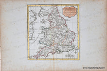 Load image into Gallery viewer, Genuine-Antique-Map-England-and-Wales-LAngleterre-1800-Delamarche-Maps-Of-Antiquity