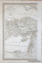 Load image into Gallery viewer, 1834 - Turkey - Carte Generale de la Turquie d'Asie (2 sheet set) - Antique Map