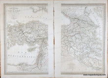 Load image into Gallery viewer, Genuine-Antique-Map-Turkey---Carte-Generale-de-la-Turquie-d-Asie-2-sheet-set--1834-L-Vivien-Maps-Of-Antiquity
