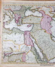 Load image into Gallery viewer, 1700 circa - Turkish Empire - Imperium Turcicum in Europa, Asia et Africa, divisum in sua Regna et Regiones, nempe Graeciam, Natoliam, Armeniam... - Antique Map