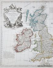 Load image into Gallery viewer, 1800 - United Kingdom - Les Isles Britanniques… - Genuine Antique Map