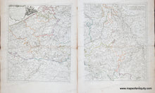 Load image into Gallery viewer, Set of two 18th century maps with original hand-colored boundary lines in yellow, green, red, blue. Genuine-Antique-Map-Belgium-vicinity-Carte-des-Pays-Bas-Catholiques-et-dune-Partie-de-la-Basse-Allemagne--1775-Danet-Maps-Of-Antiquity