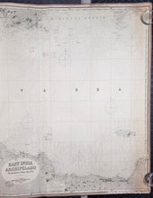 Load image into Gallery viewer, Antique chart map of the Java Sea with detailed topography and labels.