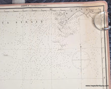 Load image into Gallery viewer, Antique chart map of the Java Sea with detailed topography and labels.