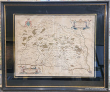 Load image into Gallery viewer, Genuine-Antique-Map-Framed-France-near-Lyons---La-Souverainete-De-Dombes-1641-circa--Willem-and-Johannes-Blaeu-Maps-Of-Antiquity