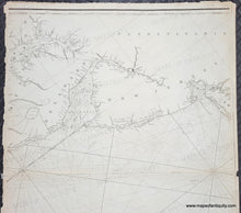 Load image into Gallery viewer, 1813 - Steel's New and Correct Chart of the Coast of North America; from Boston and Cape Cod to Cape Hatteras: including Rhode Island and Harbour, New York, the Delaware, Chesapeak, &c. &c. - Set of Three Genuine Antique Charts