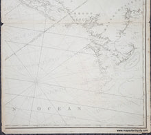 Load image into Gallery viewer, 1813 - Steel's New and Correct Chart of the Coast of North America; from Boston and Cape Cod to Cape Hatteras: including Rhode Island and Harbour, New York, the Delaware, Chesapeak, &c. &c. - Set of Three Genuine Antique Charts