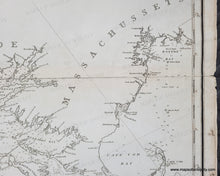 Load image into Gallery viewer, 1813 - Steel's New and Correct Chart of the Coast of North America; from Boston and Cape Cod to Cape Hatteras: including Rhode Island and Harbour, New York, the Delaware, Chesapeak, &c. &c. - Set of Three Genuine Antique Charts