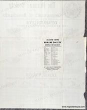 Load image into Gallery viewer, 1914 - Humane Society of the Commonwealth of Massachusetts Broadside -Directions for Rescuing Drowning Persons / Directions for Restoring Persons Apparently Dead from Drowning - Genuine Antique Broadside