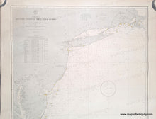 Load image into Gallery viewer, 1890 - Atlantic Coast of the United States Buzzards Bay to Cape Lookout - Genuine Antique Chart