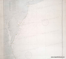 Load image into Gallery viewer, 1890 - Atlantic Coast of the United States Buzzards Bay to Cape Lookout - Genuine Antique Chart