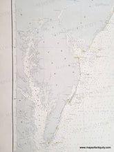 Load image into Gallery viewer, 1890 - Atlantic Coast of the United States Buzzards Bay to Cape Lookout - Genuine Antique Chart