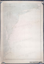 Load image into Gallery viewer, Genuine-Antique-Chart-Atlantic-Coast-of-the-United-States-Buzzards-Bay-to-Cape-Lookout-1884-Hydrographic-Office-US-Navy-Maps-Of-Antiquity