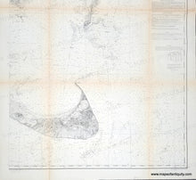 Load image into Gallery viewer, 1874 - Coast Chart No. 11. From Monomoy and Nantucket Shoals to Muskeget Channel Mass. - Genuine Antique Chart