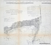 Load image into Gallery viewer, 1874 - Coast Chart No. 11. From Monomoy and Nantucket Shoals to Muskeget Channel Mass. - Genuine Antique Chart