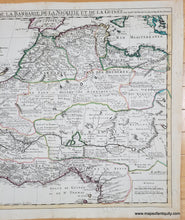 Load image into Gallery viewer, 1730 circa - Northwest Africa - Carte de la Barbarie de la Nigritie et de la Guinee - Genuine Antique Map
