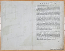 Load image into Gallery viewer, 1591 - Poitou in Western France - Poictou - Genuine Antique Map