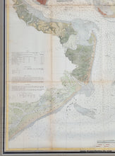 Load image into Gallery viewer, 1866 - Charleston Harbor and Its Approaches (SC) - Antique Chart