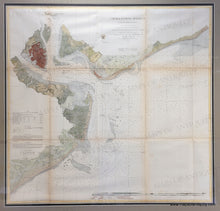 Load image into Gallery viewer, 1866 - Charleston Harbor and Its Approaches (SC) - Antique Chart
