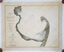 Load image into Gallery viewer, Reproduction-Map-Cape-Cod-Bay-Massachusetts-Coast-Chart-110