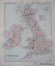 Load image into Gallery viewer, Antique-Map-British-Isles-Europe