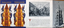 Load image into Gallery viewer, 1947 - Toulouse France Antique Map Printed-Color Genuine