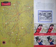 Load image into Gallery viewer, 1947 - Lyons France Antique Map Printed-Color Genuine