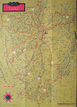 Load image into Gallery viewer, Printed-Color-Antique-Map-Lyons-France-Europe-France-c.-1947-French-Ministry-of-Travel-Maps-Of-Antiquity