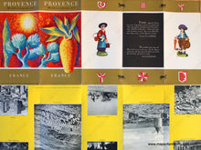 Load image into Gallery viewer, 1950 - Provence Mediterranean Sea France Antique Map Printed-Color Genuine