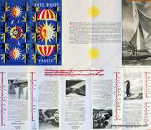 Load image into Gallery viewer, 1949 - Cote D’azur France Antique Map Printed-Color Genuine