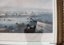 Load image into Gallery viewer, 1850 - Cadiz Vista De Antique Print Framed Genuine