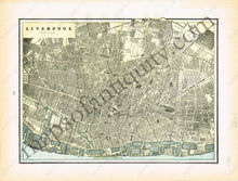 Load image into Gallery viewer, 1894 - London (England) Verso: Liverpool Plan Of Belfast (Ireland) And Lakes Killarney Antique Map