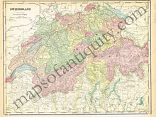 Load image into Gallery viewer, 1894 - Denmark Verso: Holland And Belgium Switzerland Antique Map Genuine Printed-Color