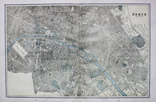Load image into Gallery viewer, Antique-Printed-Color-Map-Paris-(France)-verso:-France-Italy-Europe-France-Italy-1894-Cram-Maps-Of-Antiquity