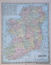 Load image into Gallery viewer, Antique-Printed-Color-Map-Scotland-verso:-Ireland-****-Europe-Scotland-Ireland-1900-Cram-Maps-Of-Antiquity
