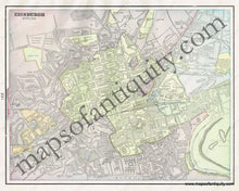 Load image into Gallery viewer, 1898 - London (England) Verso: Edinburgh Scotland And Liverpool England Antique Map Genuine
