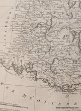 Load image into Gallery viewer, 1787 - Gouvernement De Dauphine Avec Celui Provence Antique Map Genuine