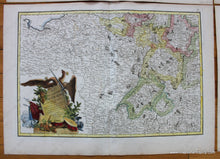 Load image into Gallery viewer, 1762 - Carte De L’empire D’alemagne Antique Map Genuine Hand-Colored