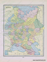 Load image into Gallery viewer, Antique-Printed-Color-Map-Russia-verso:-Principal-Cities-of-the-Old-World-Europe-Russia-in-Europe-1892-Home-Library-&-Supply-Association-Maps-Of-Antiquity