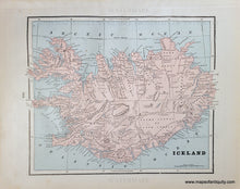 Load image into Gallery viewer, Antique-Printed-Color-Map-Iceland-verso:-Sweden-and-Norway-Europe-Scandinavia-Denmark-&-Iceland--1892-Home-Library-&-Supply-Association-Maps-Of-Antiquity