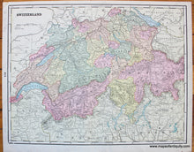 Load image into Gallery viewer, Antique-Map-Switzerland-France-History-Historical-Home-Library-and-Supply-Association-Pacific-Coast-1892-1890s-1800s-Late-19th-Century-Maps-of-Antiquity-