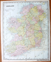 Load image into Gallery viewer, Antique-Map-Ireland-Scotland-History-Historical-Home-Library-and-Supply-Association-Pacific-Coast-1892-1890s-1800s-Late-19th-Century-Maps-of-Antiquity-