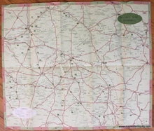 Load image into Gallery viewer, Printed-Color-Antique-Map-Nivernais-Berry-Bourbonnais-c.-1947-French-Ministry-of-Travel-France-1900s-20th-century-Maps-of-Antiquity