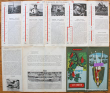 Load image into Gallery viewer, 1947 - Itineraires Autour De Bordeaux Antique Map Printed-Color Genuine