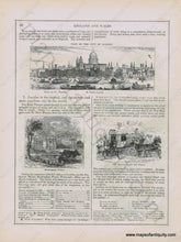 Load image into Gallery viewer, 1848 - United Kingdom Of Great Britain And Ireland Antique Map Genuine Printed-Color