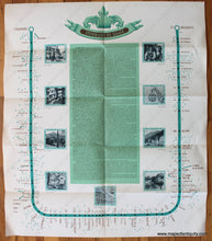 Load image into Gallery viewer, 1950 - Alsace Antique Map Genuine Printed-Color Folding