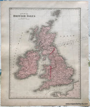 Load image into Gallery viewer, Antique-Hand-Colored-Map-United-States-Census-Maps;-verso:-Map-of-the-British-Isles-1876-Warner-&-Beers-/-Union-Atlas-Co.--1800s-19th-century-Maps-of-Antiquity