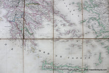 Load image into Gallery viewer, 1856 - Grece Moderne Antique Map Genuine